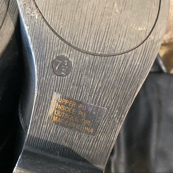 Preowned Women’s Black Tall Knee Boots 71/2 - Picture 7 of 7